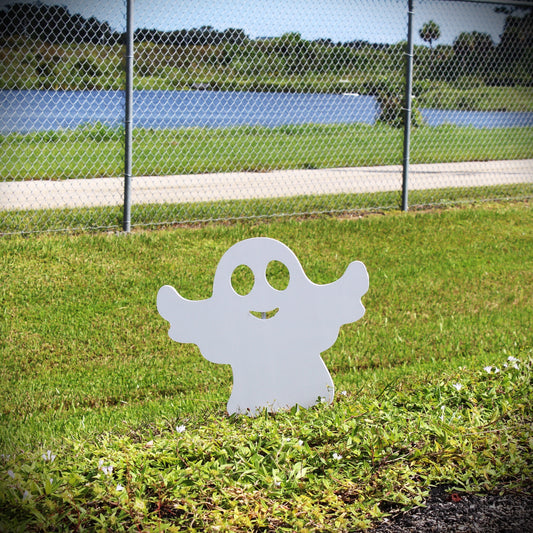 Halloween Happy Ghost Yard Ornament