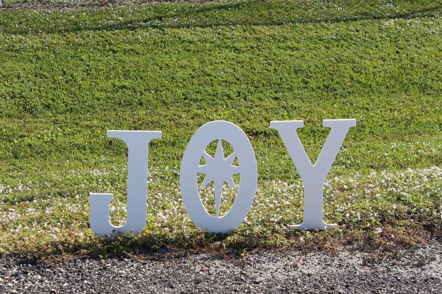 "JOY" with Star - SMALL (Yard Display)