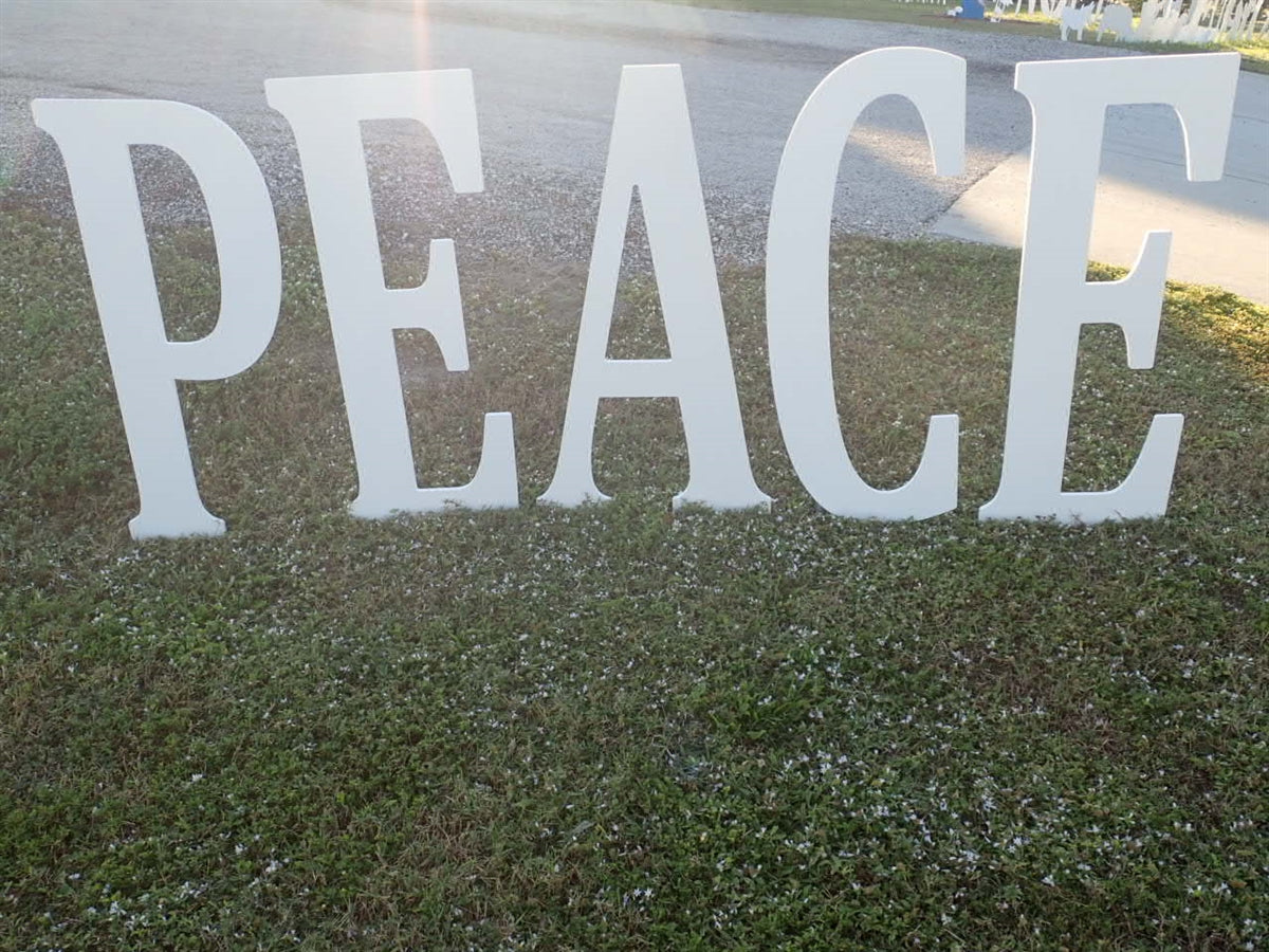 "PEACE" - LARGE (Yard Display)