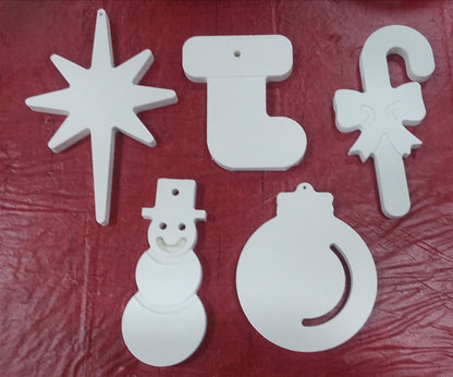 Assorted Ornaments - Box of 5