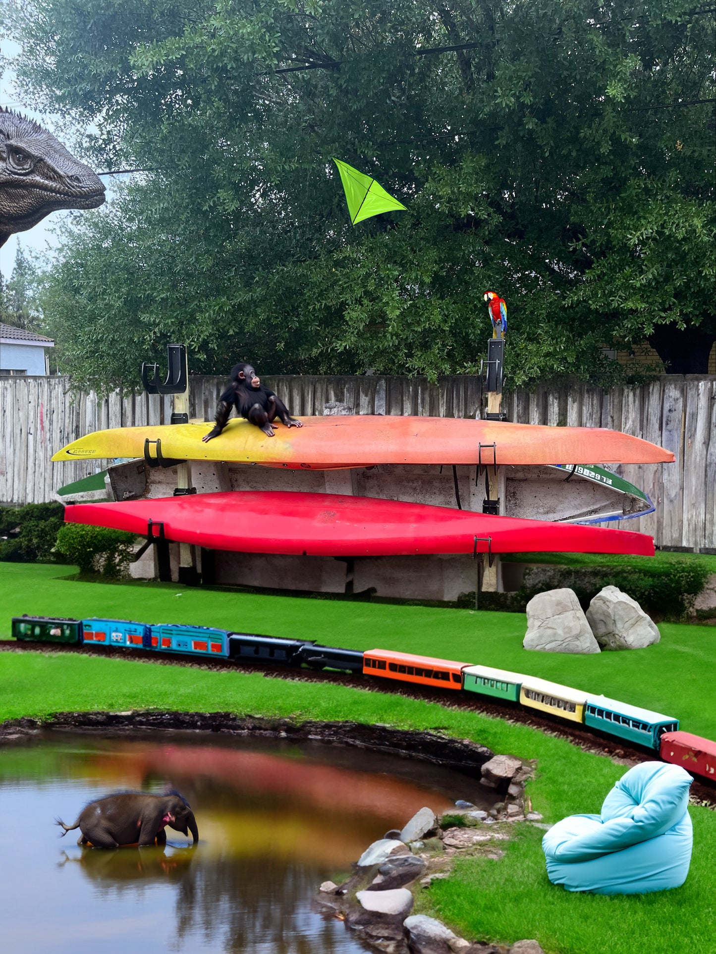 Kayak/Board Racks - Sold in Pairs